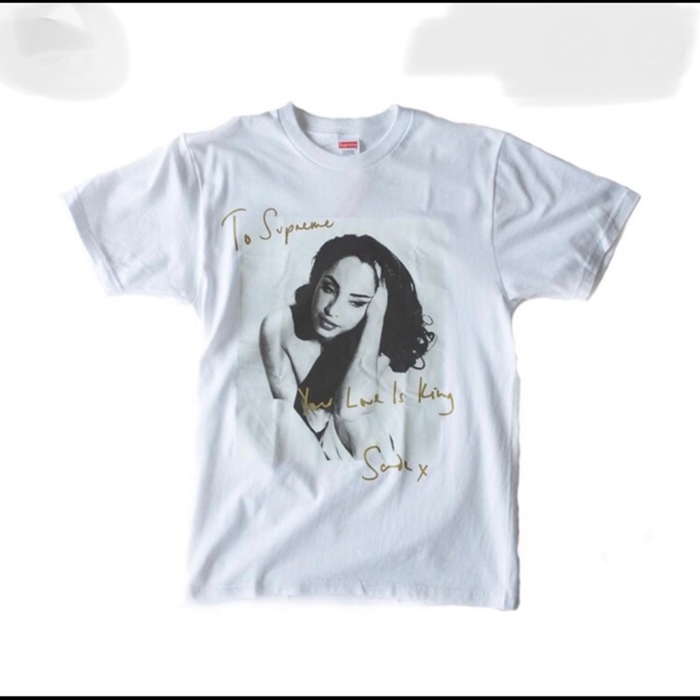 Supreme SS17 Sade Tee in white